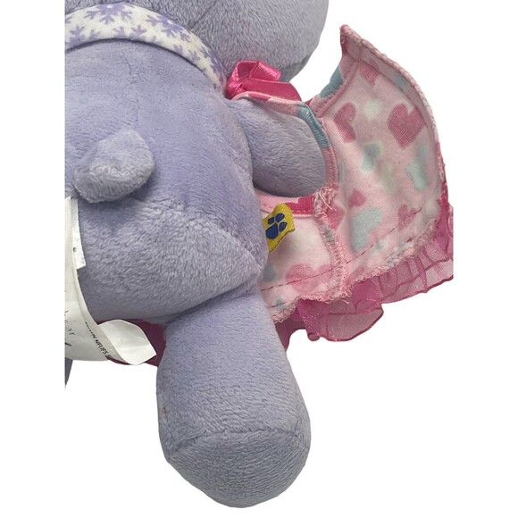 Hello Kitty Plush Toy Build A Bear Small Frys 8" Tall Light Purple With Dress - Picture 12 of 16